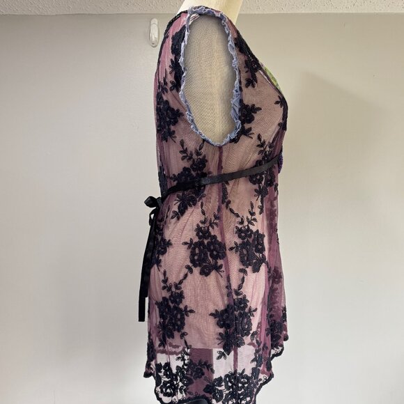 FREE PEOPLE Sheer Embroidered Sleeveless Top - Picture 4 of 7